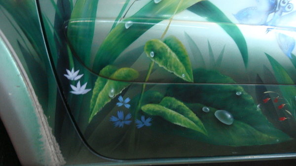 Реставрация аэрографии на Rav 4