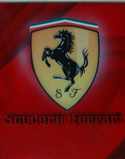 Аэрография логотипа ferrari